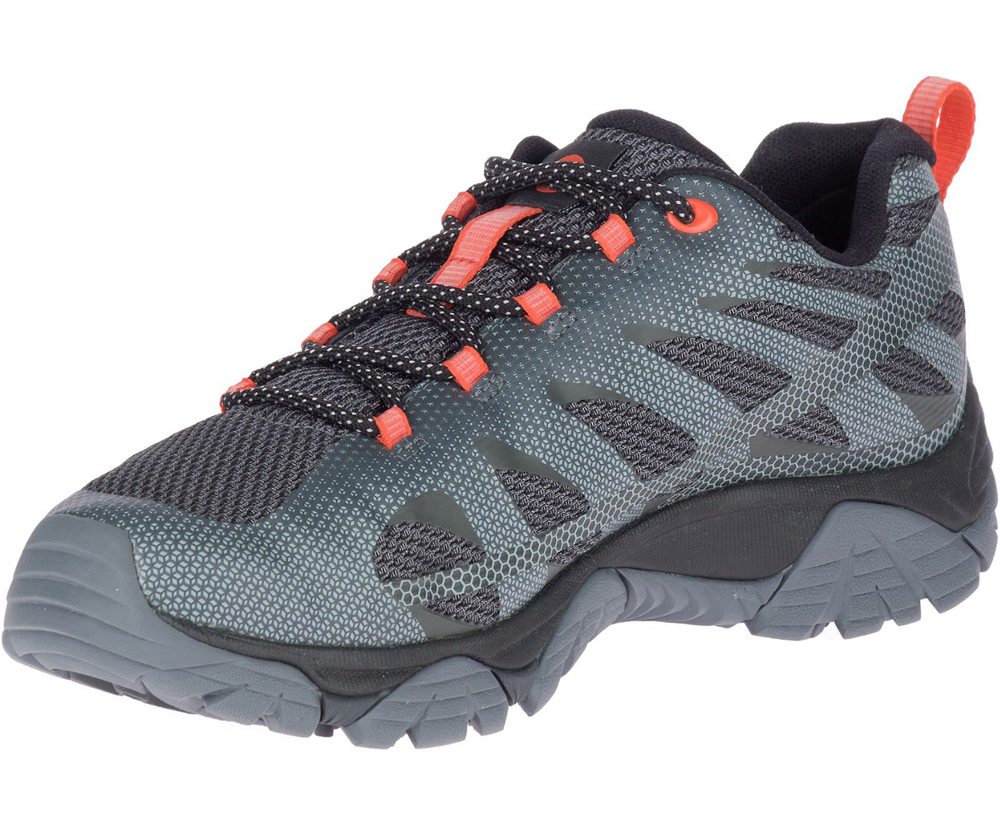 Merrell Hiking Shoes Grey - Moab Edge 2 Waterproof - Mens 50CEYNIOT